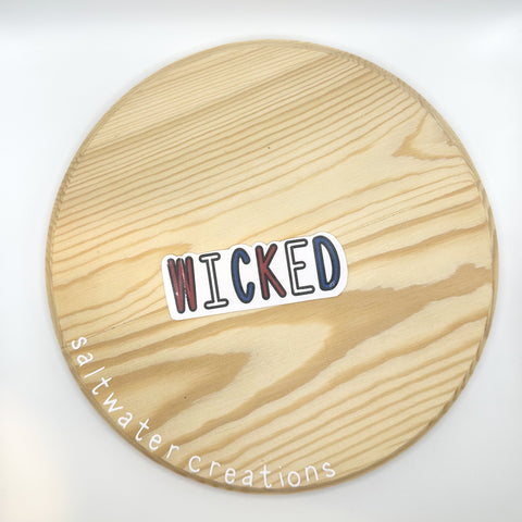 wicked sticker