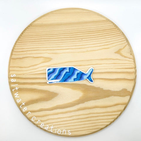 blue whale sticker