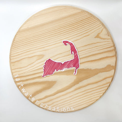 pink cape cod sticker
